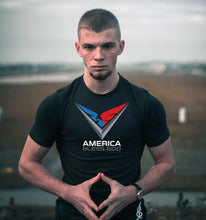 Load image into Gallery viewer, America Bless God Short Sleeve Patriotic T-Shirt