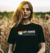 Load image into Gallery viewer, God's Rainbow Short Sleeve Christian T-Shirt
