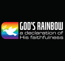 Load image into Gallery viewer, God's Rainbow Short Sleeve Christian T-Shirt