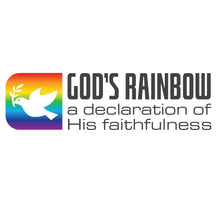 Load image into Gallery viewer, God's Rainbow Short Sleeve Christian T-Shirt