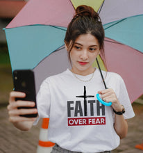 Load image into Gallery viewer, Faith Over Fear Short Sleeve Christian T-Shirt

