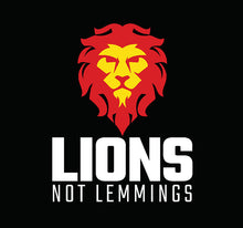 Load image into Gallery viewer, Lions Not Lemmings Stickers
