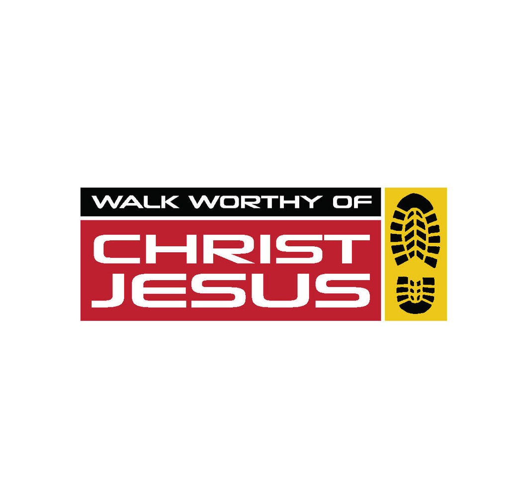 Walk Worthy of Christ Stickers
